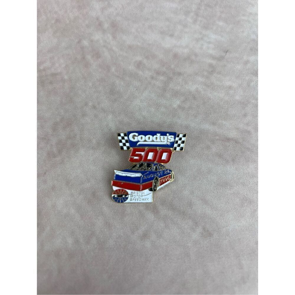Vintage NASCAR 1996 Goody’s 500 Bristol Speedway Race Racing Lapel Pin